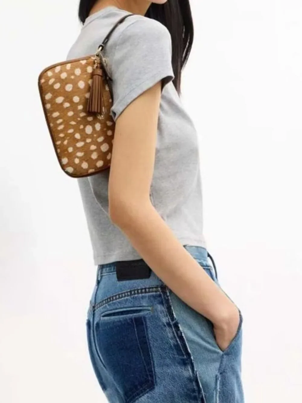 coach Nolita 19 With Deer Print cdw35